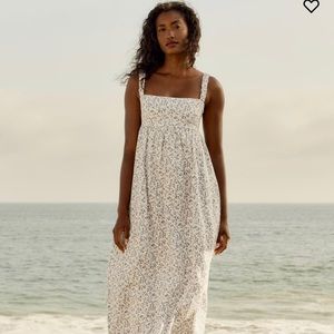 Reformation Tana Linen Dress in Canal